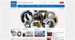 Desktop Screenshot of mtk-bearings.com