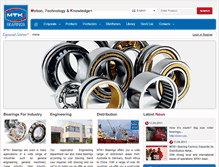 Tablet Screenshot of mtk-bearings.com